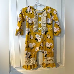 Boutique one piece outfit- perfect for fall or spring!